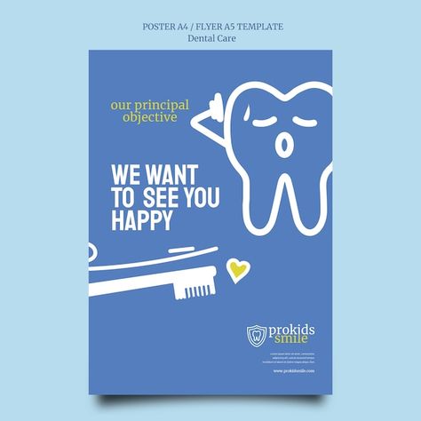 Dentist Poster Design, Dental Flyer Design, Logo Psd, Clinic Design, Technology Icon, Card Banner, Presentation Template Free, Poster Invitation, Cartoon Clip Art