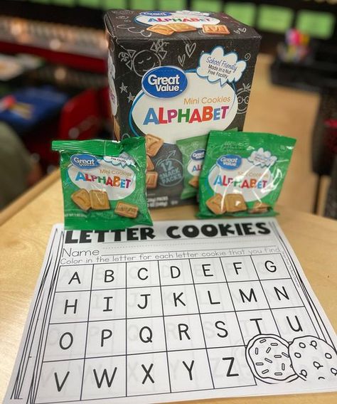 Alphabet Cookies Activities, Alphabet Celebration Preschool, Eating The Alphabet Activities, Chicka Chicka Boom Boom Snack, Abc Snacks For Preschool, Alphabet Party Kindergarten, Alphabet Party Preschool, Alphabet Arch Activities, Abc Party Ideas