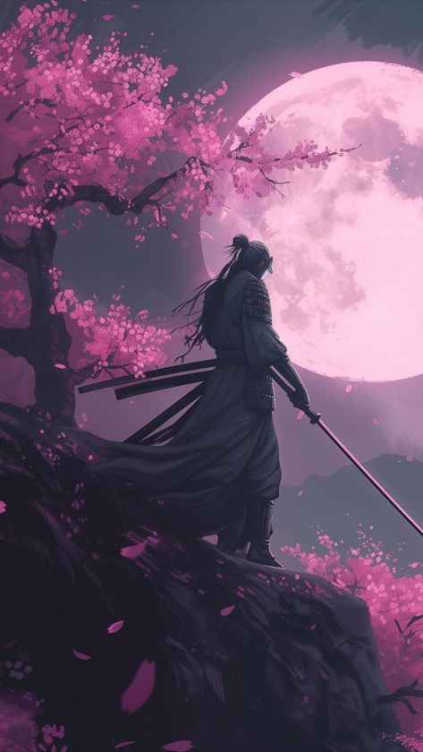 【SAMURAI】 ⁀➷ Wallpaper ✪ Samurai Illustration, Japanese Art Samurai, Japanese Theme, Byakuya Kuchiki, Samurai Wallpaper, Samurai Anime, Dark Fantasy Artwork, Samurai Artwork, Ninja Art