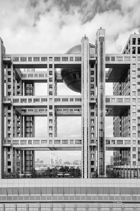 Kenzo Tange, Jacopo Gennari Feslikenian · Fuji TV Headquarters · Divisare Kenzo Tange Architecture Projects, Kenzo Tange Architecture, Metabolism Architecture, Media Tower, Kenzo Tange, Brutalism Architecture, Brutalist Architecture, Photo Essay, Brutalism