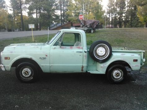 1969 Chevrolet Shortbed Stepside Pickup Truck-Chevy for sale: photos, technical specifications, description Chevy Truck For Sale, Chevrolet Trucks C10, 1967 Chevy Truck, 1968 Chevy Truck, Chevy Trucks For Sale, 67 72 Chevy Truck, Chevy Stepside, Pickup Camper, 72 Chevy Truck