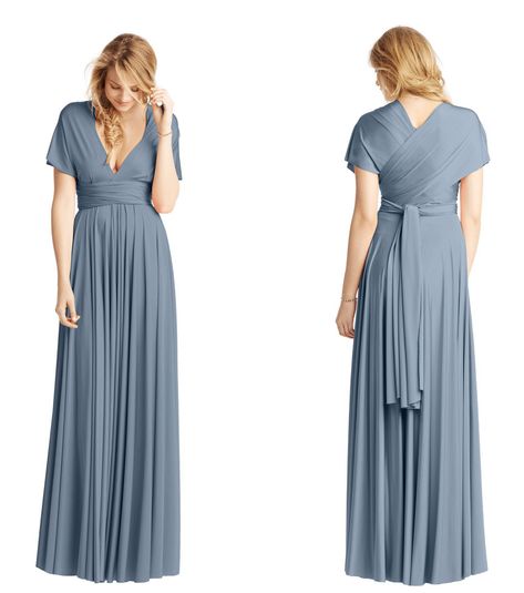 How To Tie Convertible Bridesmaid Dress, Infinity Dress Ways To Wear Plus Size, How To Tie Infinity Dress Tutorials, Infinity Dress Ways To Wear Tutorial, Infinity Dress With Sleeves, How To Tie Infinity Dress, Multi Tie Dress, Convertible Dress Styles, Multi Way Bridesmaid Dress