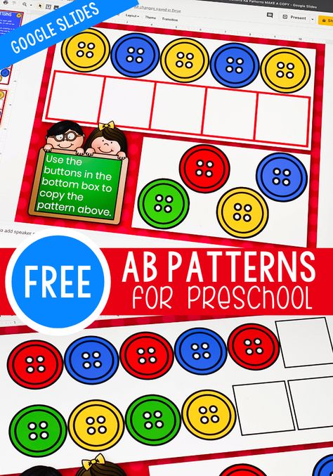 Free Pattern Activities For Preschool, Patterns In Preschool, Aba Patterns Free Printable, Preschool Patterns Printables Free, Clothing Activities For Preschool Free Printables, Pattern Crafts For Preschool, Patterns Activities Preschool, Patterning Activities For Preschool, Pattern Activities For Kindergarten