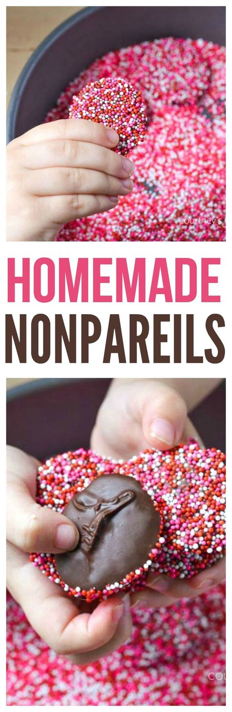 Nonpareils Recipe, Chocolate Nonpareils, Buttercream Candy, Homemade Chocolate Candy, Holiday Candy Recipes, Chocolate Homemade, Mini Chef, Chocolate Candy Recipes, Candy Recipe