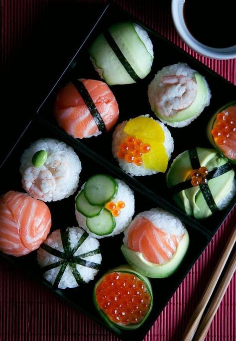 Sushi Cupcakes, Resep Sushi, Temari Sushi, Sushi Love, Food Babe, God Mat, Sushi Recipes, Japan Design, Japan Food