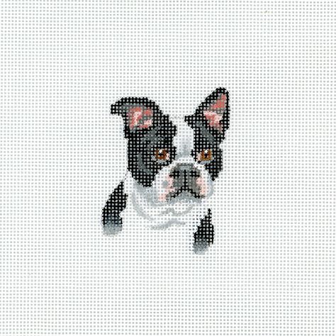 Dog Needlepoint, Tiny Dog, Dog Canvas, Tiny Dogs, Square Canvas, Red Line, Cut And Paste, Needlepoint Canvases, Discount Code