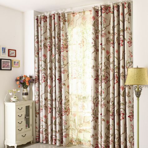 Find More Curtains Information about High grade thick full light shading curtain fabric bedroom marriage room floating window screen cloth factory direct,High Quality Curtains from Sexy Lingerie-LOVE on Aliexpress.com Painted Screen Doors, Marriage Room, Waverly Curtains, Country Kitchen Curtains, Vintage Screen Doors, Curtains And Draperies, Pinch Pleat Curtains, Window Screen, Tier Curtains