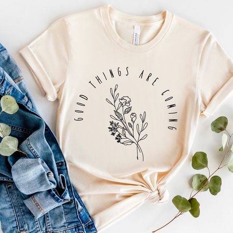 Mauve Blush, Good Things Are Coming, Trendy Shirt Designs, Bloom Where You Are Planted, Purple Light, Trendy Shirts, Green Grass, Ocean Blue, Ink Color