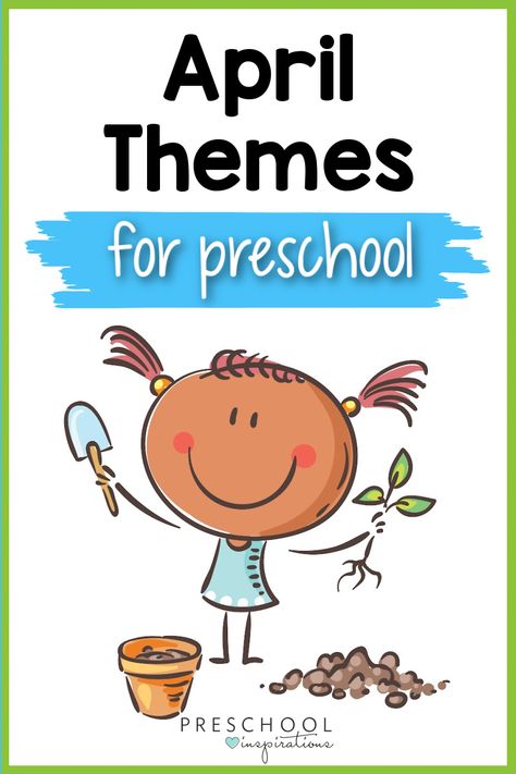 April Preschool Themes You'll Love! - Preschool Inspirations April Themes For Preschool, April Preschool Themes, September Preschool Themes, Pond Life Theme, Zoo Lessons, Weather Song, Rainbow Songs, April Preschool, Spring Lesson Plans