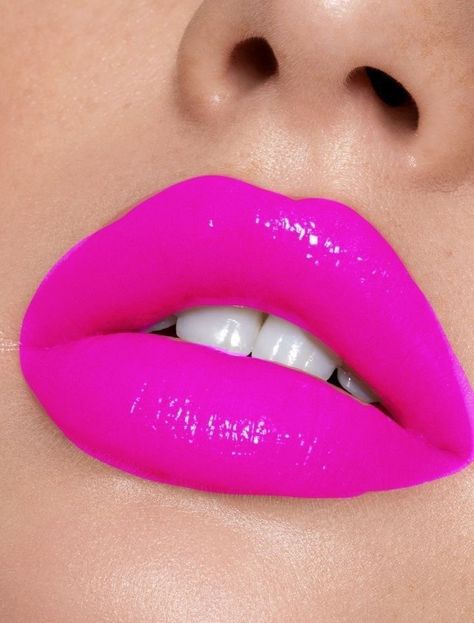 Pink Catsuit, Pink Lipstick Shades, Lip Color Shades, Lips Painting, Lip Art Makeup, Lips Art, Dark Red Lips, Hot Pink Lips, Beautiful Lipstick