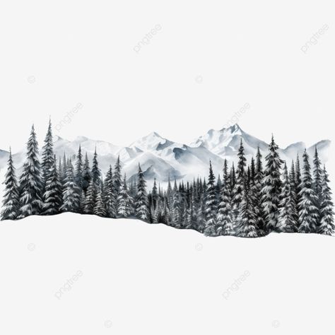 christmas trees covered with snow in the mountains panorama snow forest winter forest png Snow Forest, Transparent Image, Tree Forest, Winter Forest, In The Mountains, Awe Inspiring, Png Transparent, Free Png, Png Image