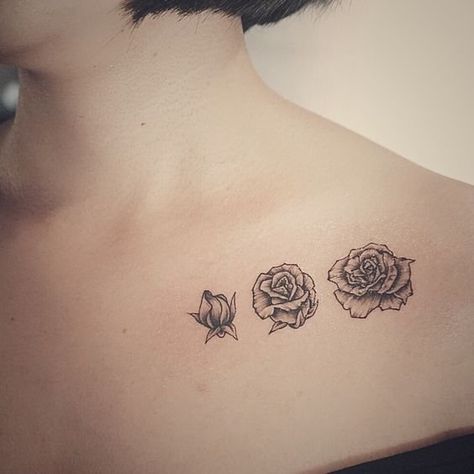 13 Tattoos That Show Your Life Goals Are Growth And Change 7 Rose Bud Tattoo, Wrist Tattoos Girls, Rose Tattoo Meaning, Waist Tattoos, Small Rose Tattoo, 13 Tattoos, Omerta Tattoo, Rose Tattoo Design, 1 Tattoo