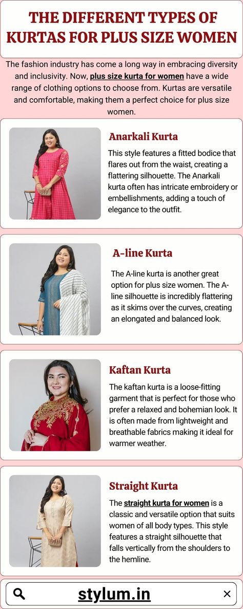 https://stylum.in/collections/plus-size Kamiz Design, Clothing Pattern Design, Embracing Diversity, Kurta For Women, A Line Kurta, Anarkali Kurta, Find Your Style, Intricate Designs, Look Chic