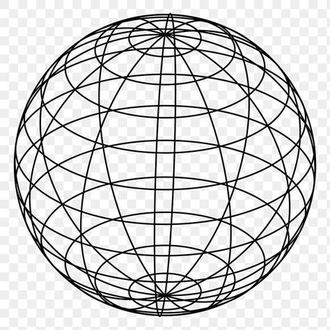 Geography Illustration, 3d Wireframe, 3d Globe, Black Png, Wireframe, Free Png, Free Image, Public Domain, Geography