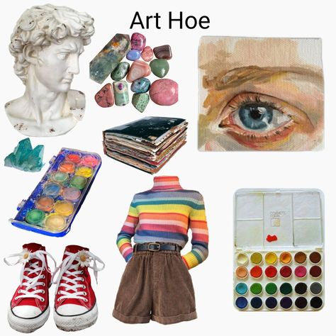 Aesthetic Art Outfits, Art Class Outfit Aesthetic, Messy Artist Aesthetic Outfit, Artist Outfit Style Painter Aesthetic, Art Kid Aesthetic Outfit, Artist Outfit Style Painter, Painter Outfit Aesthetic, Art Major Aesthetic Outfit, Art School Aesthetic Outfit