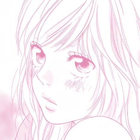 Ao Haru Ride Futaba, Dibujos Coquette, Pink Board Cover, Aesthetic Matching Pfp, Characters With Pink Hair, Pfps Aesthetic, Pink Twitter, Pink Board, Pink Pfp