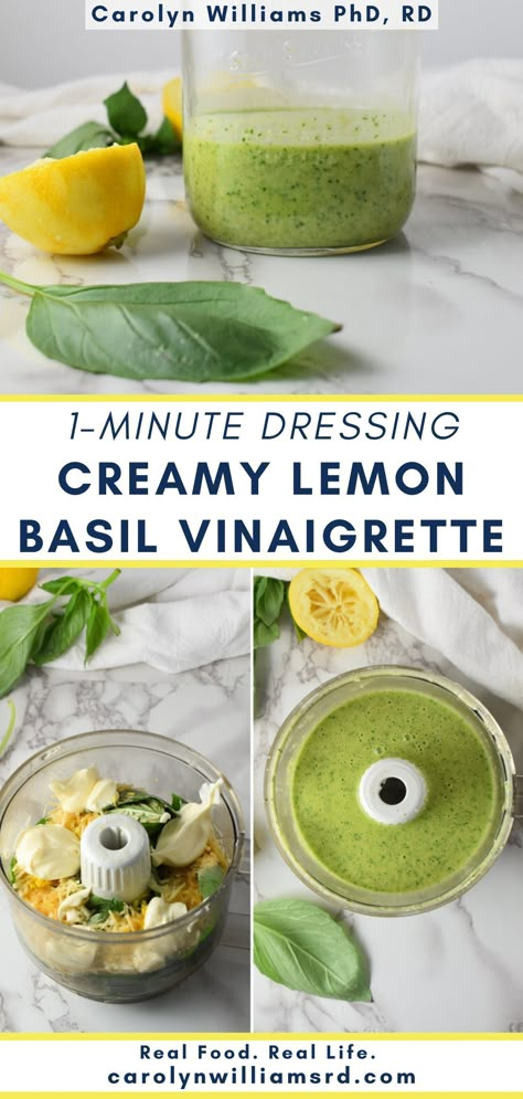 Basil Olive Oil Dressing, Lemon Herb Vinaigrette Recipe, Creamy Basil Vinaigrette Dressing, Basil Oil Uses, Creamy Basil Dressing Recipe, Lemon Basil Dressing Recipe, Lemon Basil Salad Dressing, Creamy Lemon Vinaigrette Dressing, Creamy Pesto Vinaigrette Dressing