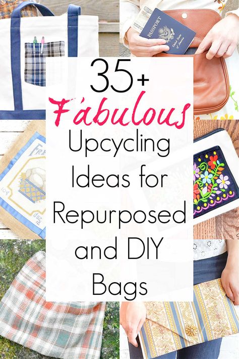 DIY bags, especially upcycled bags, are a fantastic and inexpensive way to create unique accessories that everyone will want but only you have! And the thrift store is a great place to start- either for fabric or for a pre-loved bag that just needs some embellishing! #DIYbag #DIYbags #upcycledbags #bagmaking #bagmakingideas #handmadehandbags #totebags #repurposedbags Upcycled Tote, Thrifted Decor, Cheap Farmhouse Decor, Diy Bird Bath, Upcycled Bag, Upcycling Ideas, Diy Birds, Diy Bags, Bird Crafts