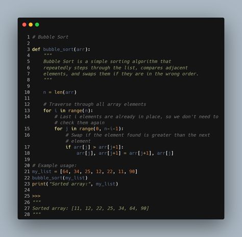 For more amazing content, follow us on Instagram: https://www.instagram.com/infinitycode_x/ Dive into the world of algorithms with us! 🧐 Today, we're exploring Bubble Sort, a straightforward sorting technique. 🔄 It works by repeatedly scanning through the list, checking adjacent elements, and swapping them if they're in the wrong order. 📊 While not the fastest kid on the block, it's a great starting point to understand sorting algorithms. Stay tuned for more tech insights! 🚀📈 #BubbleSort #A Sorting Algorithms, Bubble Sort, What Is Data Science, What Is Data, Data Analyst, Data Scientist, Kids On The Block, Data Analysis, Data Science