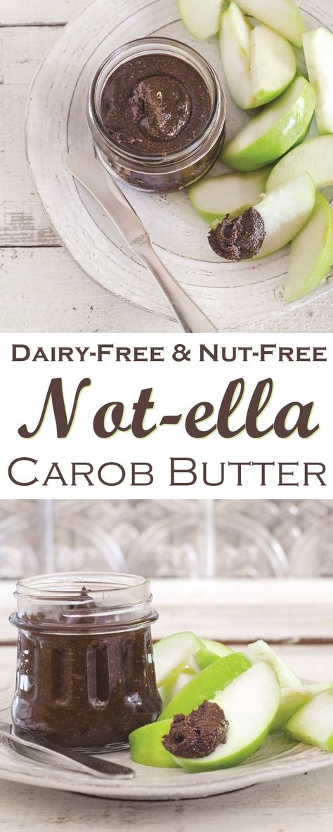 Creamy Not-ella Carob Butter Recipe - a dairy-free, gluten-free, nut-free, low-sodium, trigger-free recipe from The Migraine Relief Plan guidebook Carob Recipes, Migraine Diet, Gluten Free Toast, Vegan Dips, Baking Powder Uses, Carob Powder, Baking Soda Uses, Migraine Relief, Butter Recipe