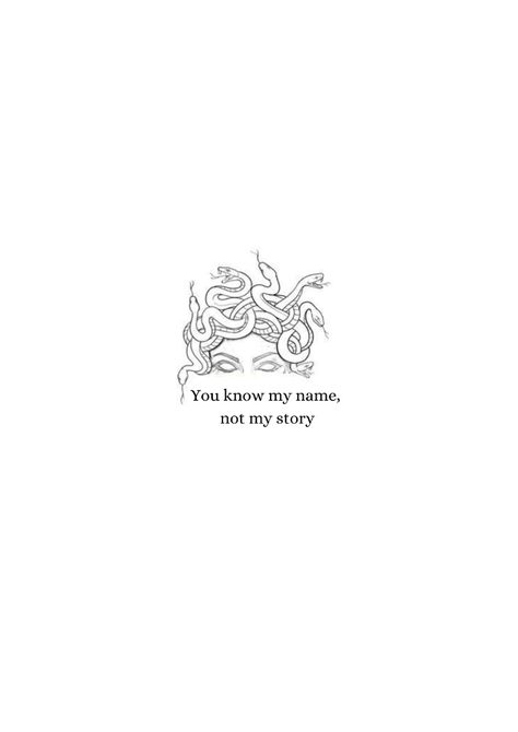 Medusa Quotes, Dr Tattoo, Watercolor Tattoo Ideas, Story Tattoo, Cute Thigh Tattoos, Medusa Tattoo Design, The Best Tattoos, Self Love Tattoo, Light Tattoo