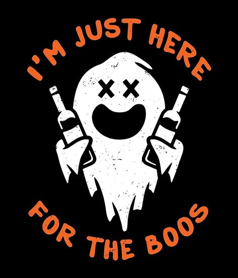 Buy 'I'M JUST HERE FOR THE BOOS!' by RetroGear as a T-Shirt, Classic T-Shirt, Tri-blend T-Shirt, Lightweight Hoodie, Women's Fitted Scoop T-Shirt, Women's Fitted V-Neck T-Shirt, Women's Relaxed Fit T-Shirt, Contrast Tank, Sticker, iPhone C... Halloween Tshirt Ideas, Halloween Tshirt Designs, Iphone C, Sticker Iphone, Here For The Boos, Angel Tattoo Designs, Hippie Painting, Combat Art, Halloween Tshirt