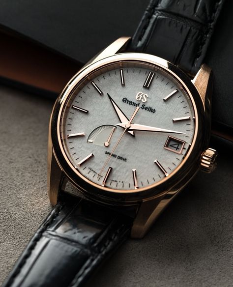 Grand Seiko Watch, Grand Seiko Spring Drive, Grand Seiko Snowflake, Snowflake Reference, Seiko Spring Drive, Classy Watches, Engagement Watch, Watch Aesthetic, Gentleman Watch