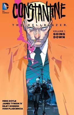 Constantine: The Hellblazer Vol. 1: Going Down | Ming Doyle, Riley Rossmo | February 16th 2016 | The dark adventures of DC's foremost occult detective continue in an all-new series as he investigates the cruelest case he's ever come across--his own dark history! Writer Ming Doyle (THE KITCHEN, Quantum and Woody) relaunches John Constantine's solo series with more horrifying roots than ever before. #graphicnovel #2016 Constantine Hellblazer, Graphic Novel Cover, Mises En Page Design Graphique, John Constantine, Arte Do Kawaii, Portfolio Covers, Univers Dc, Comic Poster, Graphic Novel Art