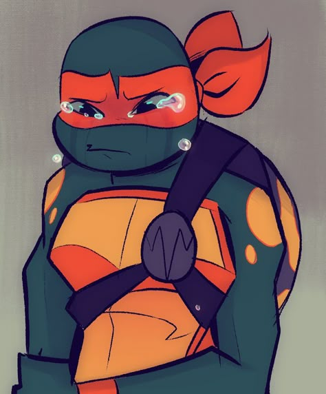 Mikey Fanart, Rottmnt Mikey, Tmnt Mikey, Tmnt Comics, Teenage Mutant Ninja Turtles Artwork, Teenage Mutant Ninja Turtles Art, Ninja Turtles Artwork, Tmnt Artwork, Tmnt Art