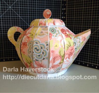 Tea Party Crafts, Teapot Crafts, Paper Tea Cups, Have A Wonderful Week, Creative Box, Handmade Teapot, Steeped Tea, Independent Consultant, 3d Paper Crafts