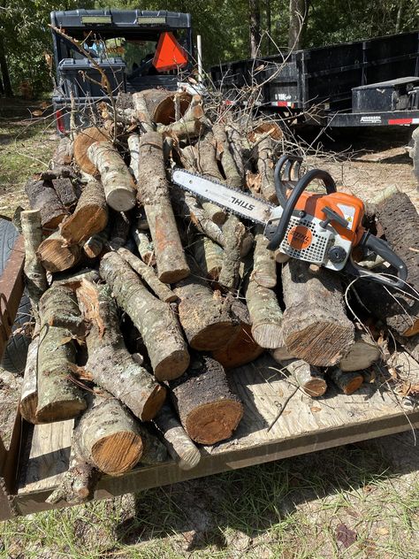 Wood Piles, Lumberjack Tools, Dad Style, Welding Shop, Stihl Chainsaw, Country Aesthetic, Logging Equipment, Forestry Equipment, Passport Online