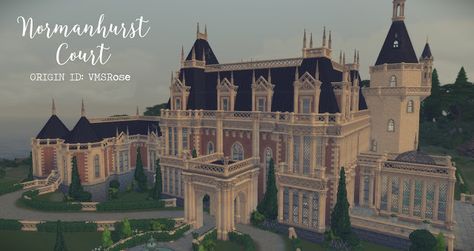 Fancy Homes, Casas The Sims Freeplay, Anime Houses, Castle House Design, Gothic Mirror, Army Party, Abandoned Asylums, Build Inspiration, Gothic Castle