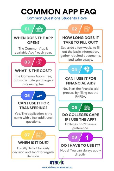 Years ago, if a student wanted to apply to multiple colleges, they would have to fill out every single application individually. Each application required a fee, separate essays, grades, test scores, etc. The more colleges you wished to fill out an application and apply, the more difficult the process became. The Common App was originally created by 15 institutions as a test to help simplify the college application process. Now over 1000 colleges and universities allow students to apply. Common Application Tips, College Plan, College Advisor, Common App, Common App Essay, College Apps, High School Transcript, College Resources, App Guide