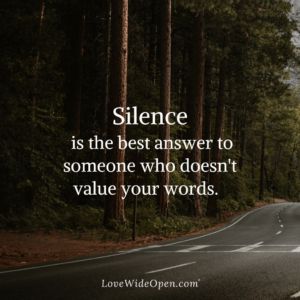 Silence is the best answer to someone who doesn't value your words. If Someone Doesnt Value You Quotes, Silence Is The Best Answer, Negative Relationships, Ending Quotes, Wallpaper Boho, Inspirational Memes, Silence Quotes, Explore Quotes, Wise Sayings