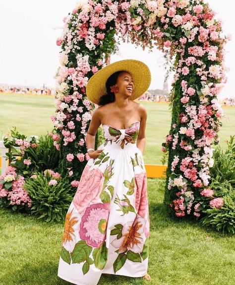 // v e u v e c l i c q u o t Polo Event Outfits For Women, Polo Event, Polo Outfits, Tea Party Attire, Veuve Cliquot, Veuve Clicquot Polo Classic, Derby Outfits, Party Outfits For Women, Summer Dresses For Wedding Guest