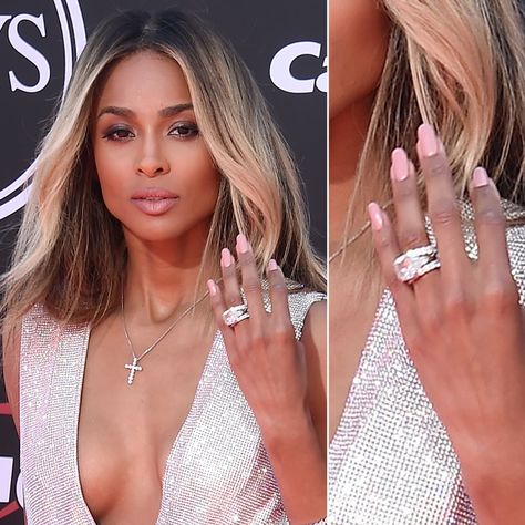 Ciara Celebrity Engagement Rings Top 10, Celebrity Wedding Rings, Celebrity Rings, Big Engagement Rings, Dream Wedding Ring, Celebrity Engagement Rings, Engagement Celebration, Princess Cut Engagement Rings, Gorgeous Engagement Ring