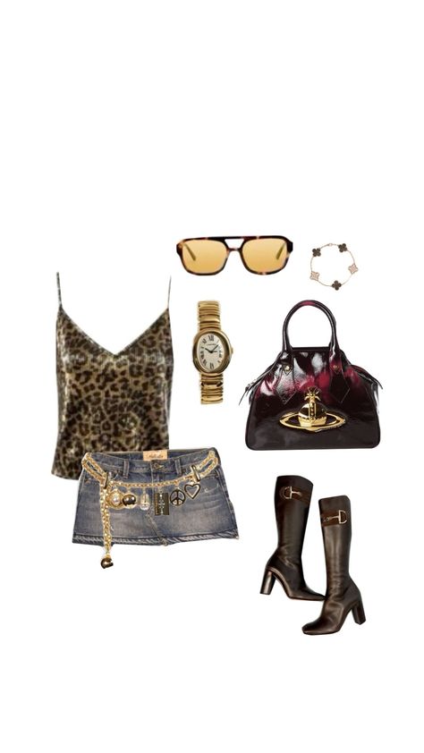 #cheetah #jaguar #leopardprint #glamour #maximalist #jewelry #gold #outfit #inspo #ootd #fits Cheetah Outfit, Maximalist Outfits, Cheetah Clothes, Maximalist Jewelry, Cheetah Print Outfits, Glamour Outfit, Gold Outfit, Jewelry Gold, Cheetah Print