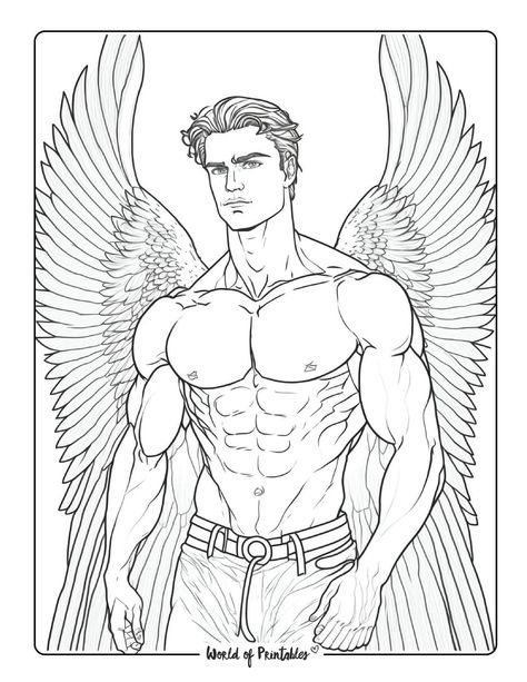 Snow White Coloring Pages, Male Art Photography, Bratz Coloring, Angel Coloring Pages, Aphmau Fan Art, Adult Colouring Printables, Boy Coloring, Cars Coloring Pages, Coloring Pages For Boys