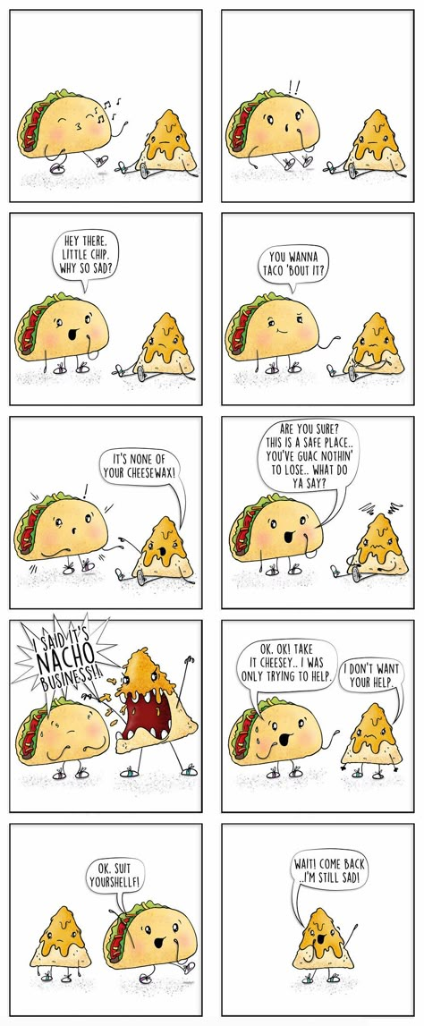 Artist Brings Food To Life By Drawing Fun Comics Hilarious Puns, Comic Strip, Puns, The Creator, Comics, Fruit, Funny