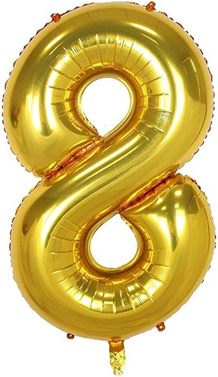 Amazon.com: Tellpet Gold Number 8 Balloon, 40 Inch : Everything Else Helium Number Balloons, Large Number Balloons, Number 1 Balloon, Gold Number Balloons, Modern Tv Unit Designs, 1 Balloon, Modern Tv Units, 1st Birthday Party Decorations, One Balloon