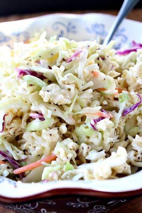 Poppy Seed Coleslaw Salad - Great Grub, Delicious Treats Poppy Seed Coleslaw Recipe, Homemade Coleslaw Dressing, Slaw Dressing, Coleslaw Salad, Coleslaw Dressing, Poppyseed Dressing, Homemade Coleslaw, Poppy Seed Dressing, Cole Slaw