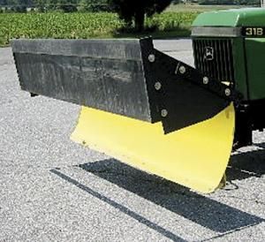 FARM SHOW - "Scoop" Kit Turns Tractor Blade Into Loader Shop Hacks, Farming Tractors, Garden Tractor Attachments, Atv Implements, Agriculture Equipment, Homemade Tractor, Farm Show, Tractor Loader, Tractor Implements