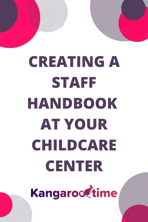 Daycare Employee Handbook, Childcare Employee Handbook, Child Care Center Design, Daycare Printables, Staff Retention, Opening A Daycare, Daycare Business Plan, Preschool Director, Introduction Letter