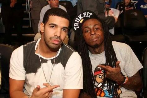 #drizzy #weezy Drake And Lil Wayne, Kendrick Lamar Lyrics, Drake Tattoos, Drake Lil Wayne, Old Drake, Drake Graham, Ghost Writer, Big Sean, Young Thug