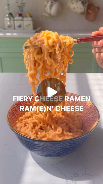 Ayushi Gupta-Mehra on Instagram: "FIVE MINUTE FIERY CHEESY RAMEN! OR RAM’N CHEESE. Full recipe pinned to the comments 📌 

This non-recipe recipe was my first ever ramen hack to ever go viral… it’s creamy, it’s fiery and inexplicably-delicious. Seriously, I still have friends demanding I make it for them on the regular (you know who you are!).

{ramen recipes, ramen noodles, cheesy ramen, cheesy recipes, noodle recipes, quick recipes, easy recipes #asianfood #noodles🍜 #spicynoodles #ramennoodles #ramenlovers #ramen🍜 #cheesyfood }" Cream Cheese Ramen Noodles, Recipes Ramen Noodles, Spicy Cheese Ramen, Easy Ramen Noodle Recipes, Ayushi Gupta, Cheesy Ramen, Recipes Ramen, Ramen Hacks, Easy Ramen