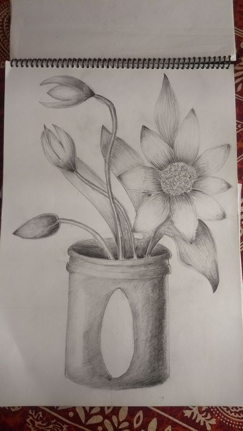 Flower pot sketch Flower Pot Sketch Drawing, Flower Pot Art Drawing, Object Sketches Pencil Drawings, Flower Pot Drawing Painting, Flower Pot Drawing Pencil, Flower Pot Design Drawing, Plant Sketch Pencil, Flower Pot Sketch, Flower Pot Tattoo