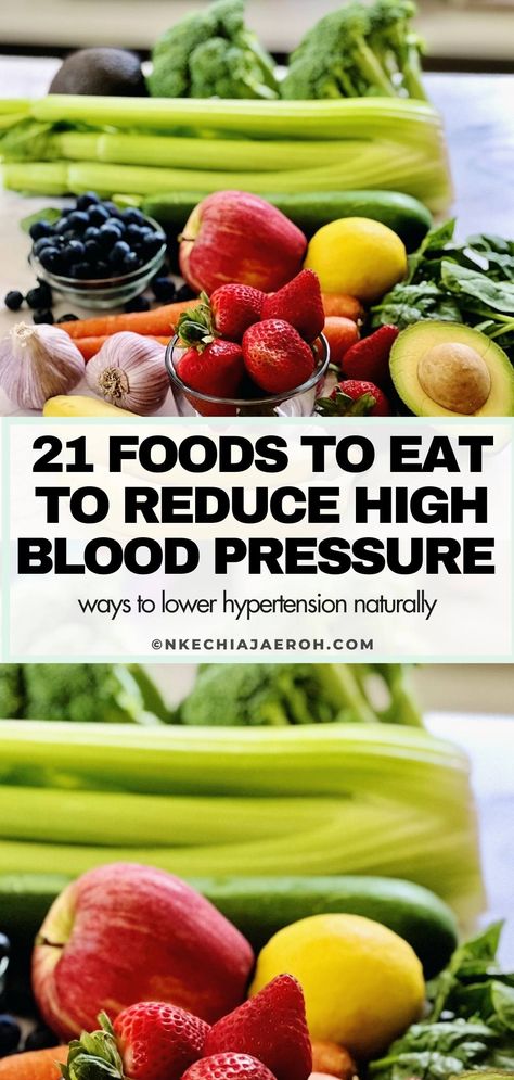 21 Foods to Eat to Reduce High Blood Pressure - Nkechi Ajaeroh Lower Blood Pressure Recipes, Blood Pressure Lowering Foods, High Blood Pressure Diet Meals, Reduce High Blood Pressure, High Blood Pressure Recipes, High Blood Pressure Diet, Potassium Rich Foods, High Blood Pressure Remedies, Lower Blood Pressure Naturally