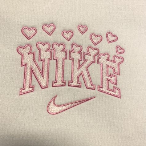 Heart Flame, Nike Inspired, Flame Logo, Aesthetic Sweaters, Cute Nike Outfits, Diy Vetement, Embroidery Hoodie, Cute Shirt Designs, Cute Nike Shoes