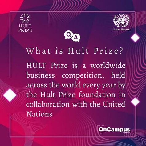 what is Hult Prize. Hult Prize, Flyer Design, Hold On, Foundation, The Unit