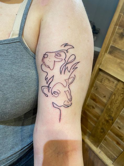 Lion And Lamb Tattoo, Twilight Tattoos, Lamb Tattoo, Lion Lamb, Left Arm Tattoos, Biblical Tattoos, Small Tats, Western Tattoos, Lion And Lamb